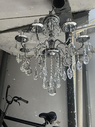 lüstra: Çılçıraq, 8 lampa, Metal — 1