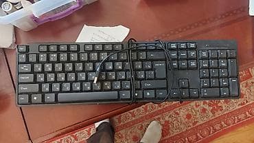 USB naqilli klaviatura - Tam ölçülü quruluş: funksional F1–F12 lalafo.az -da USB naqilli klaviatura - Tam ölçülü quruluş: funksional F1–F12