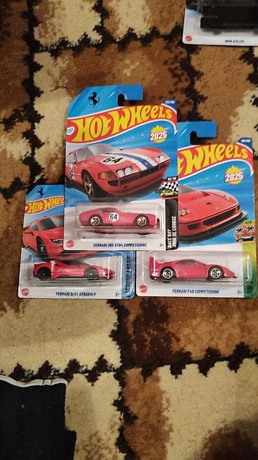 Hot Wheels Ferrari dəstləri –3 lu dest 31 azn tek tek - Ferrari