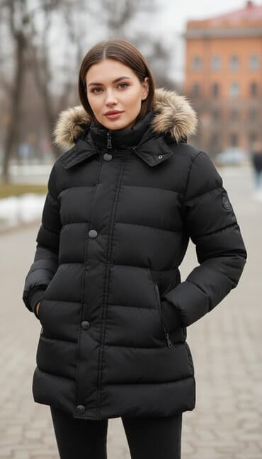 kreditle geyimler: Kurtka hem s hem m razmer lər geyine biler kapwonkasida var içi xezdi — 1