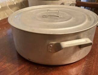 Продукты питания: Новый, Казан, цвет - Серебристый, Алюминий, 36 см, СССР — 3