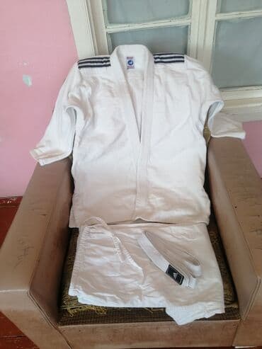 qaqa desti: Мужской спортивный костюм, Adidas, M, цвет - Белый — 3