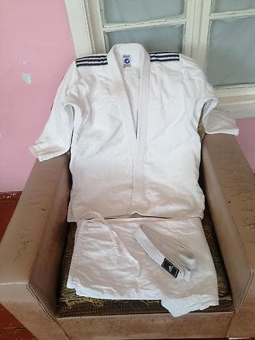 salvar: İdman dəsti, Adidas, Standart, rəng - Ağ — 7