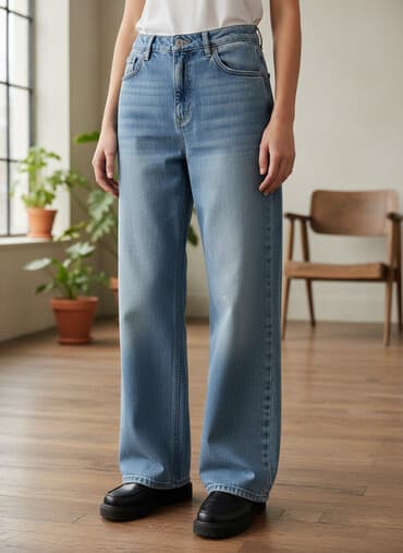 ağ şalvar: Cinslər, L, XL, rəng - Mavi — 3