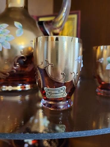 büllur: Egermann şərab dəsti - Brend: Egermann (Czech Republic) - Tərkibi: 1 — 2