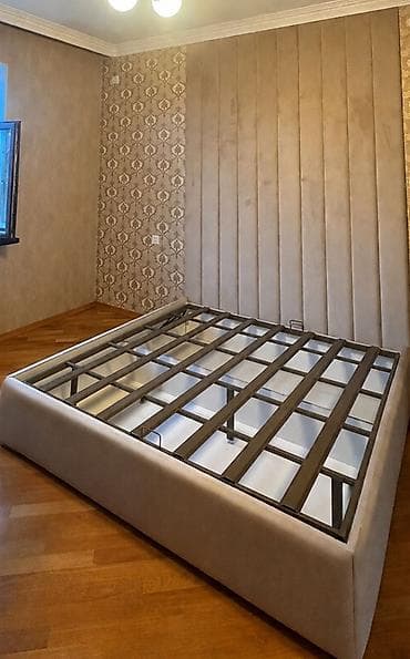 Mebel – yumşaq başlıqlı, çarpayı karkası - Ölçü: iki nəfərlik