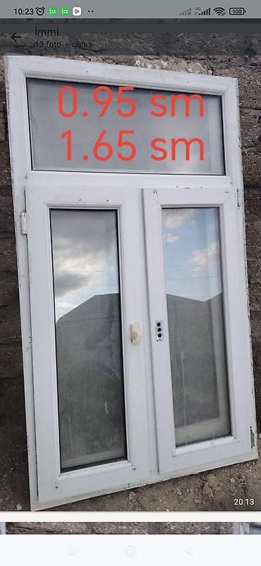 20 eded plasdik pencere qoşa şüşə.Muxtelif ölçulerde Qiymet 20 ededi — 5