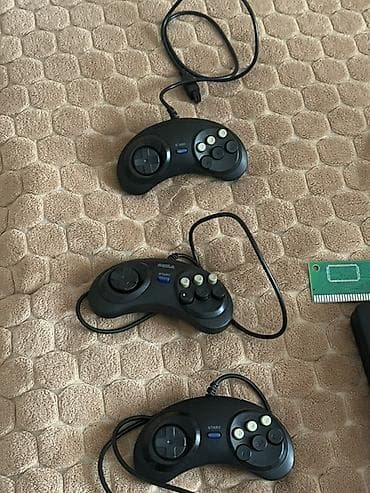 evvoli tv: SEGA Mega Drive 2 (16-Bit) oyun konsolu seti Komplekt: - SEGA Mega — 7