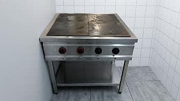 Peşəkar Sənaye Plitəsi – 4 Gözlü Elektrikli Peç (Restoran və Kafe
