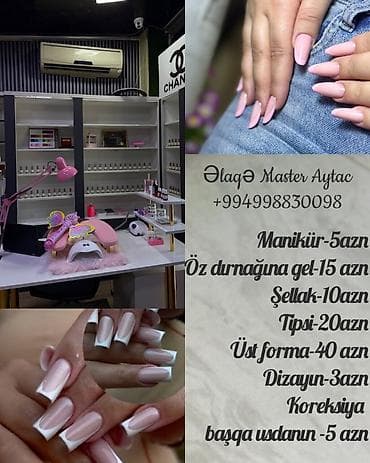 https:promo.bizon.az: Xidmət: Manikür və dırnaq xidməti Təkliflər: - Manikür – 5 AZN - Öz — 1