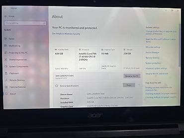 Acer: Acer Aspire, 13.3 ", Intel Core i7, 256 GB — 4