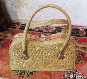 qadınlar üçün toxunma papaqlar: Çanta dəsti, İşlənmiş — 7