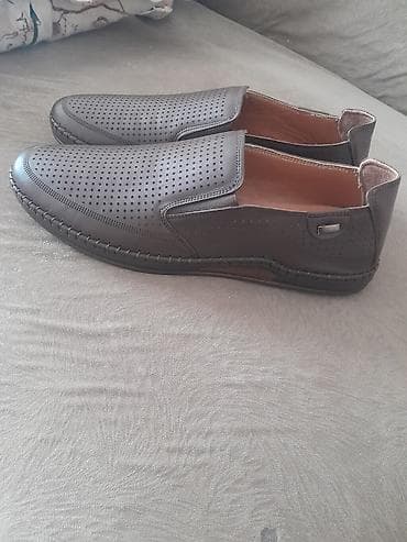 ayaqqabı kişi ücün: Kişi slip-on ayaqqabısı - Rəng: qəhvəyi - Model: slip-on (bağsız) — 7