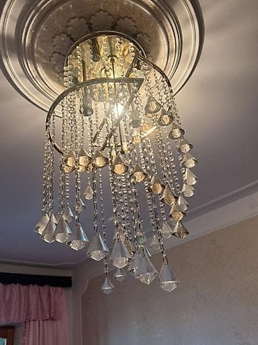 selale: Çılçıraq, 6 lampa, Xrustal — 8