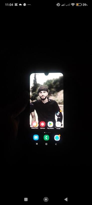 işlənmiş soyuducu: Samsung Galaxy A40, 64 ГБ, цвет - Синий, Отпечаток пальца — 1