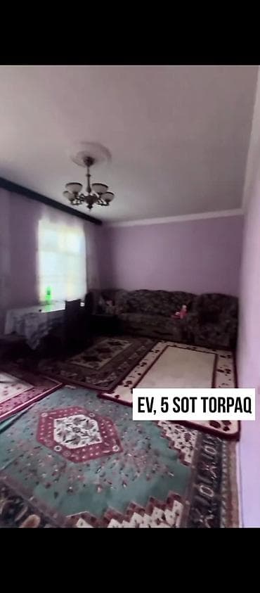 hovsanda heyet evler: 3 otaqlı, 70 kv. m, Kredit yoxdur, Orta təmir — 1