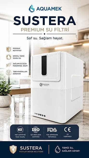 iphone e: SUSTERA COMPACT – Kompakt Su Filtrasiya Sistemi 💧 Evinizdə təmiz və — 1