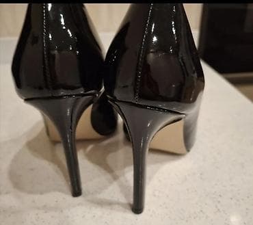 tebii mirvari muncuq: Tuflilər, Ölçü: 36.5, rəng - Qara, Yeni — 3