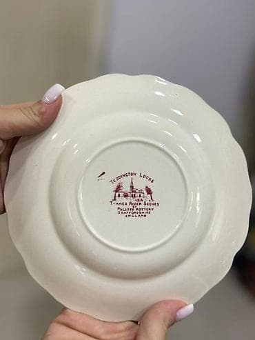 Qab-qacaq və mətbəx ləvazimatları: Nahar dəsti, rəng - Qırmızı, Farfor, 6 nəfərlik — 2