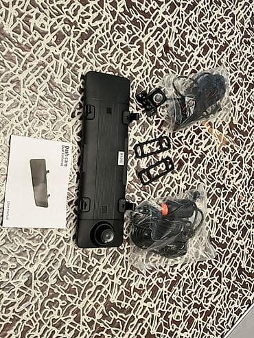 Видеорегистраторы: Güzgü tipli avtomobil videoregistratoru Xüsusiyyətlər: - İki kamera — 2