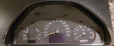 mercedesbenz ml: Mercedes-Benz W210 üçün orijinal alətlər paneli/şit (spidometr bloku) — 1