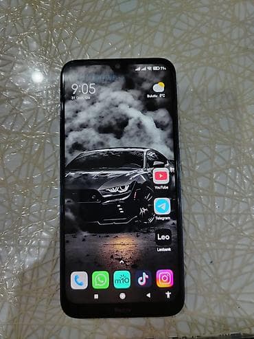 redmi note 11: Redmi Note 8, 64 GB, rəng - Mavi, Qırıq, Sensor, Barmaq izi — 2