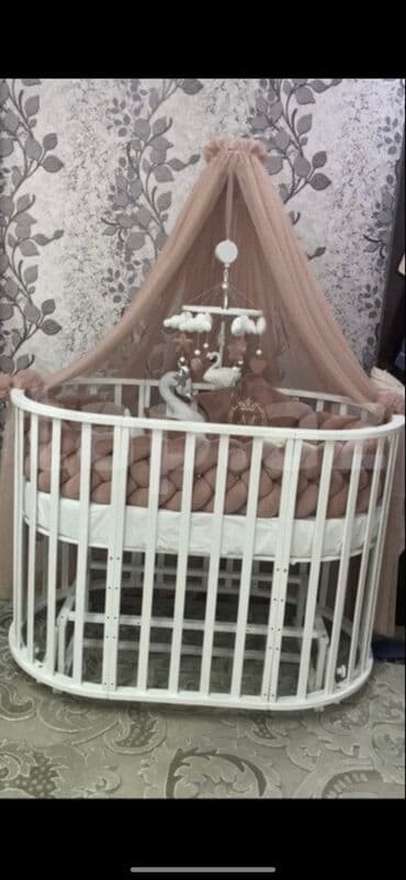 aloye: Oğlan və qız üçün, İşlənmiş, Yumru, Beşik, Dəstsiz, Matras ilə, Yellənmə mexanizm ilə — 1