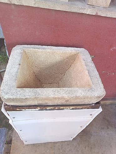 Tebii su daşı,filtr su ucun su daşı. - Material: tökmə beton/daş — 4