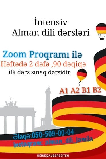 Peyk antenalarının quraşdırılması: Xarici dil kursu, Alman dili, Böyüklər üçün, Daşıyıcı ilə — 1