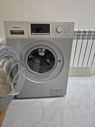 su soyuducu: Paltaryuyan maşın Hisense, 6 kq, İşlənmiş, Avtomat, Qurutmasız — 1