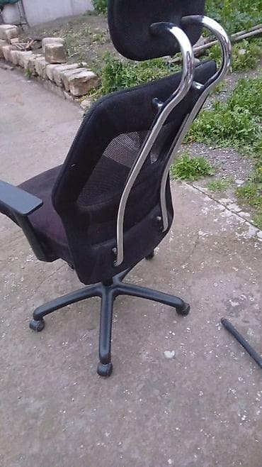 kreslo gence: Təkərli, Qolları tənzimlənmir, Süni dəri — 2