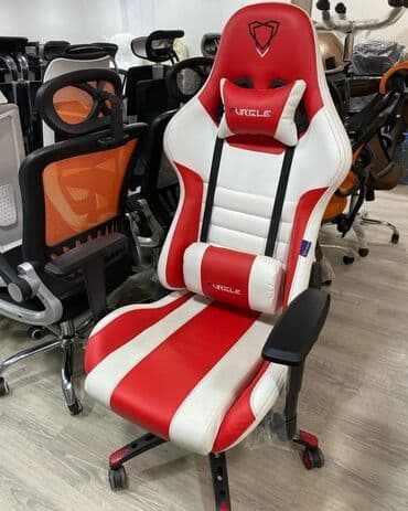 стул на колесиках: Новый, С колесиками, Рукояти регулируются, Кожзаменитель — 7