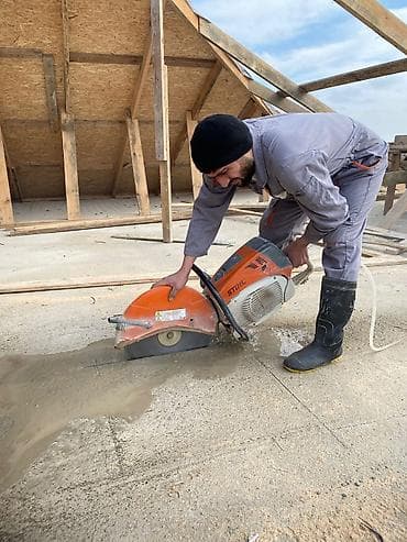 Beton kəsmə və deşmə xidməti - Divar, döşəmə və tavanlarda dəqiq