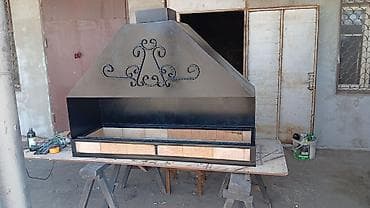 barbeku: Manqal, Kömür, Kərpicli — 4