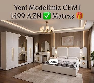 mebel original: Yataq otağı dəsti – Yeni model Komplekt tərkibi: - Geniş 4 qapılı — 1