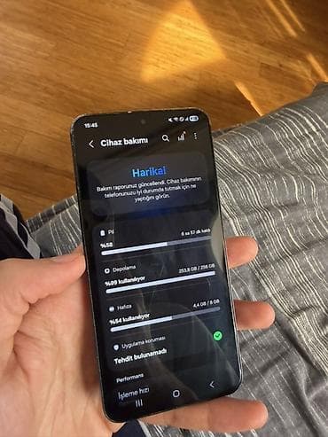 tecno telefon: Samsung Galaxy S22, rəng - Qara, Simsiz şarj — 6