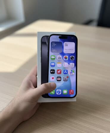 IPhone 16 Pro, 128 GB, Black Titanium, Face ID lalafo.az -da IPhone 16 Pro, 128 GB, Black Titanium, Face ID