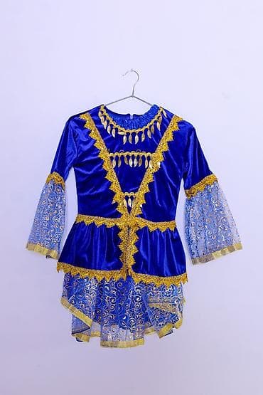 Üst geyimləri: Uşaq üçün milli rəqs geyimləri dəsti - Qızlar üçün paltar: yaşıl və — 9