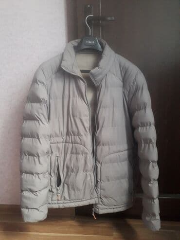 Kişi ayaqqabıları: Boz rəngli kişilər üçün yüngül şişmə qış gödəkçəsi puxovik kurtka ( — 2