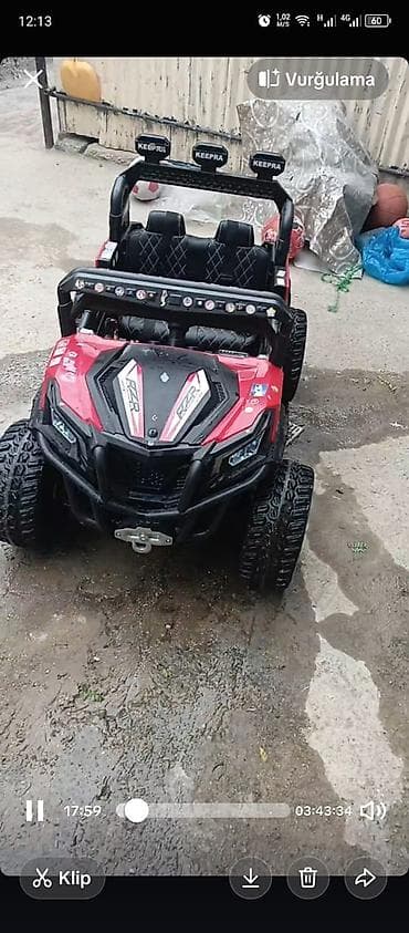 usaq masinlari: Uşaq üçün elektrikli off-road maşın – iki nəfərlik - Rəng — 2