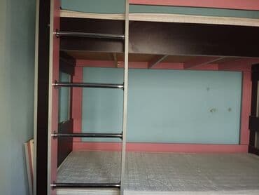 Oğlan və qız üçün, Çarpayı, Matras ilə, Siyirməli, Laminat