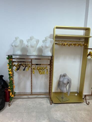 İstehsal avadanlığı: Magaza uchun vitrinler,resepshin,stol stullar,3boyuk maneken,8 balaca — 3