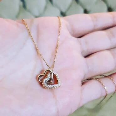 qaş sabitləyici: Boyunbağı, Swarovski, Sarı qızıl, 585 Əyar, 286 g — 3