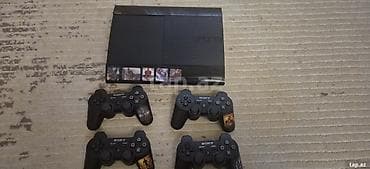 PlayStation 3 Super Slim (PS3) oyun konsolu paketi 26 oyun 4 pult hec