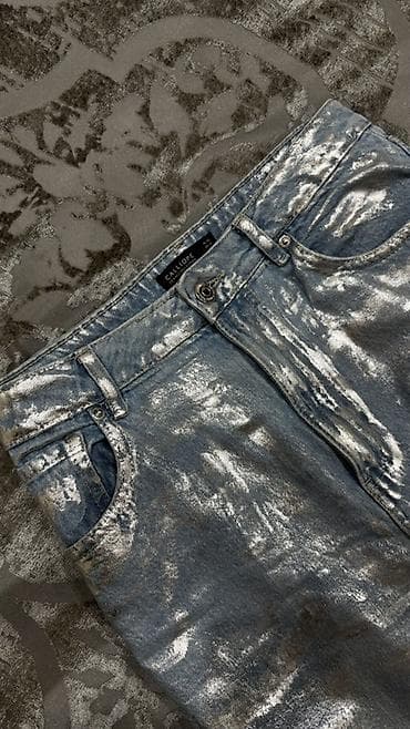 Brend: Calliope Məhsul: Parıldayan effektli denim şalvar - Material — 3