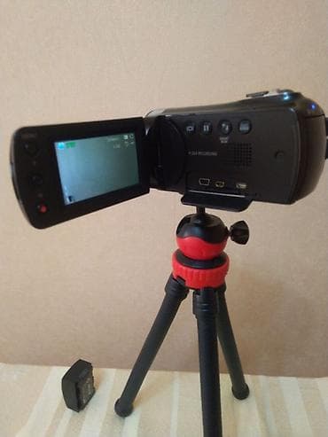 Samsung HMX-F80 rəqəmsal videokamera + mini tripod - Sensor: HD CMOS — 3