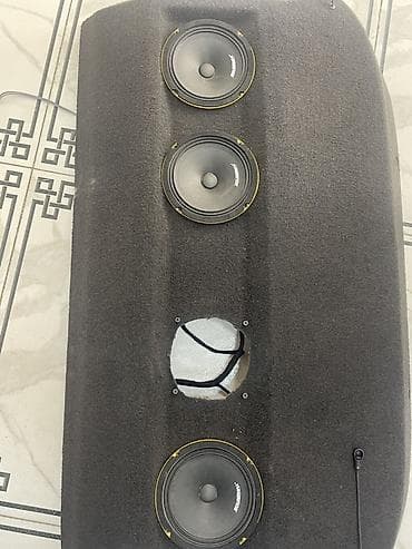 ikinci el ups: Pioneer avtomobil audio sistemi – subwoofer qutusu və arxa polka — 2