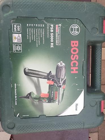bosch drel: Bosch PSB 5000 RE zərbəli elektrik drel. Model: **Bosch PSB 5000 RE — 3