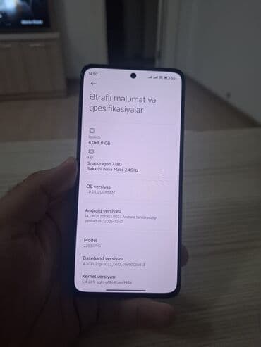 mi 11 lait: Xiaomi 12 Lite, 128 GB, rəng - Qara, 
 Sensor — 6