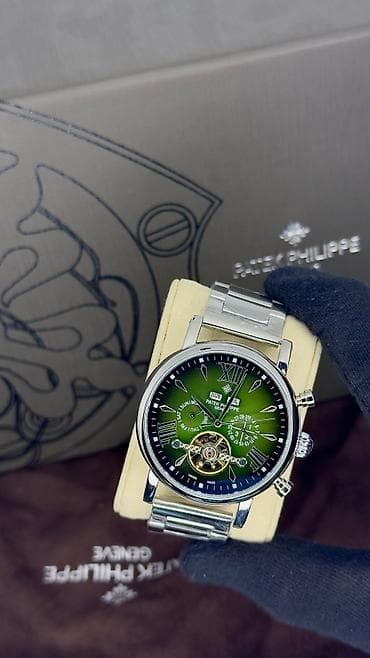 Smart qolbaqlar: Yeni, Qol saatı, Patek Phillipe, rəng - Qara — 2